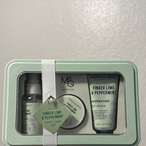 Finger Lime & Peppermint Foot Care Set - Green